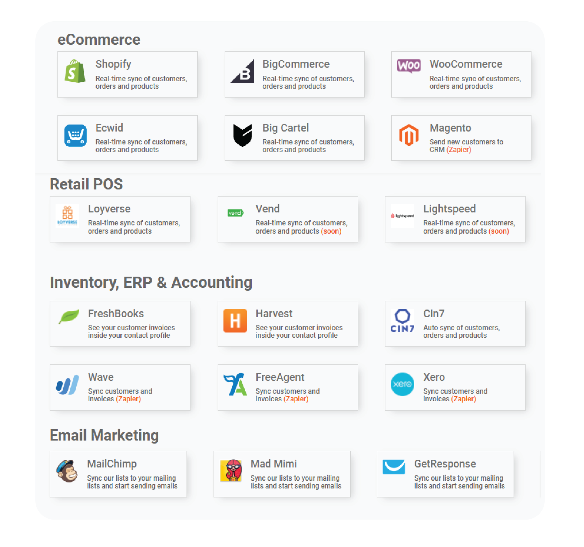 Integrations